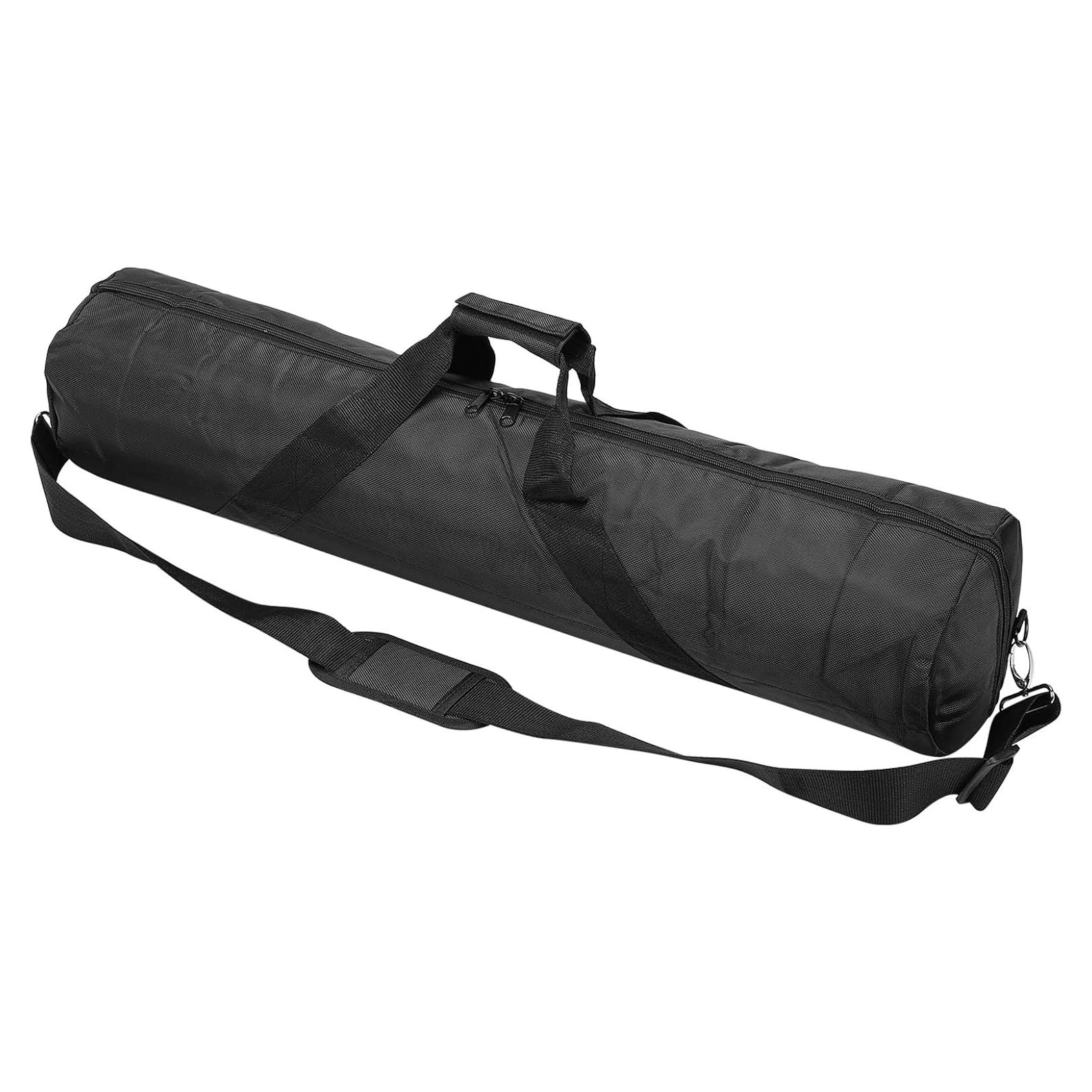 PATIKIL Tripod Carrying Case, 35.4" x 7.1" Heavy Duty Oxford Cloth Padded Tripod Bag with Adjustable Shoulder Straps and Handles for Light Stands Umbrellas Tripods Mic Speaker Stand, Black