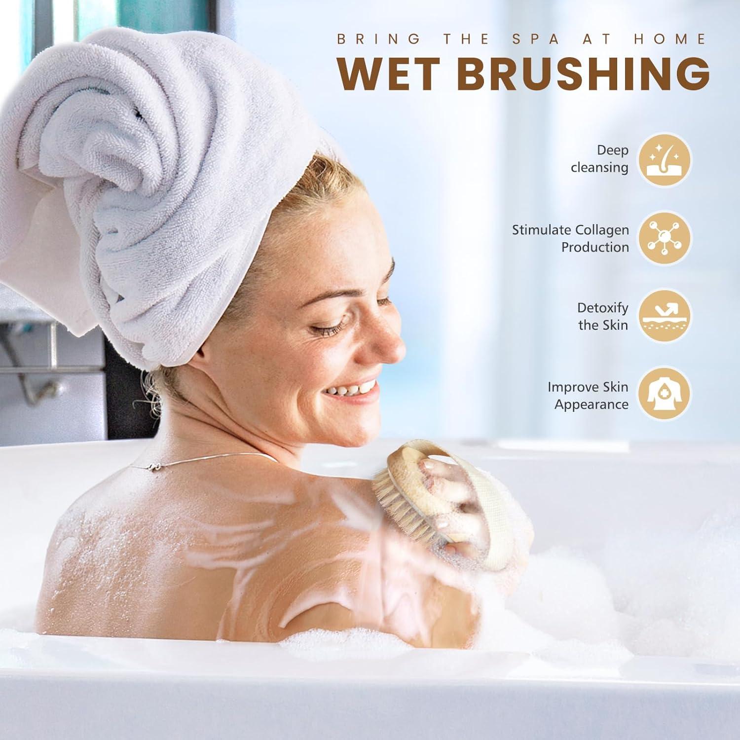 Cepillo Exfoliante Corporal POPCHOSE de Cerda Natural