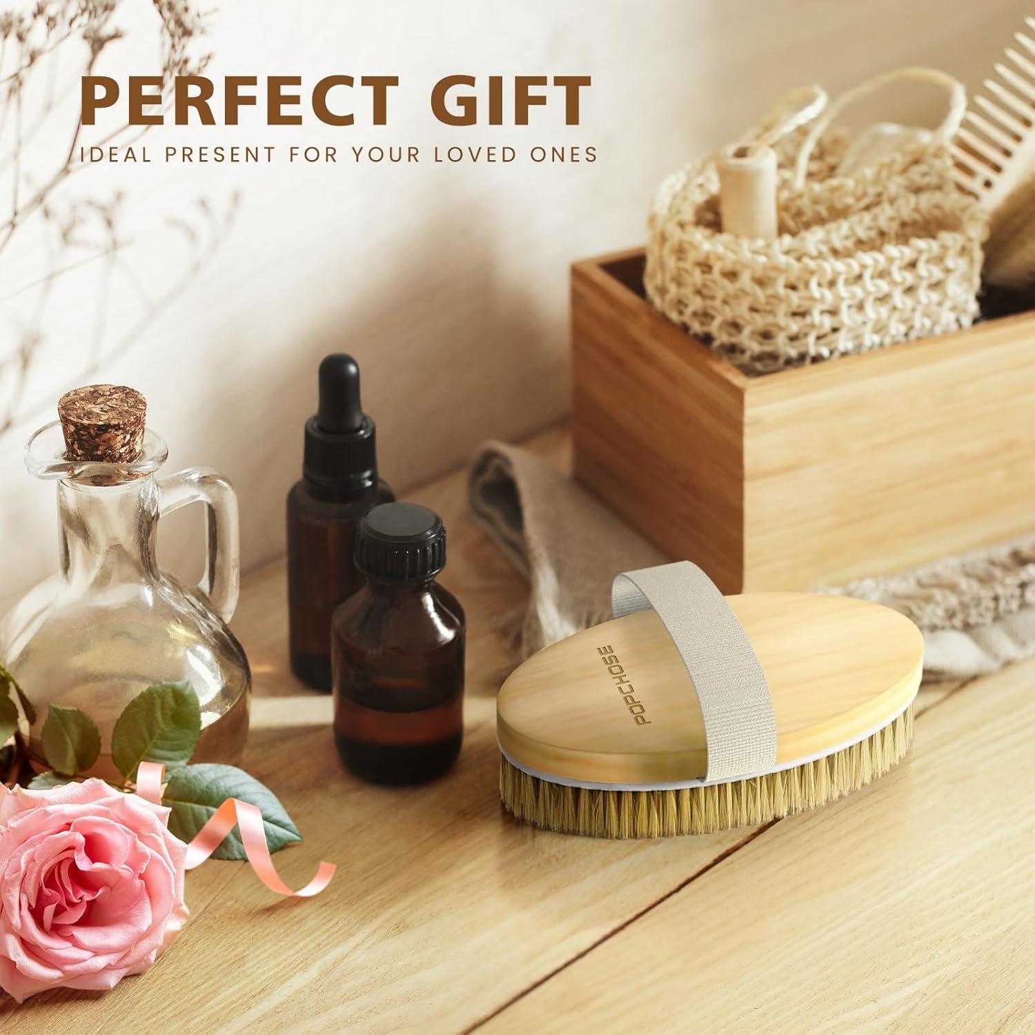 Cepillo Exfoliante Corporal POPCHOSE de Cerda Natural