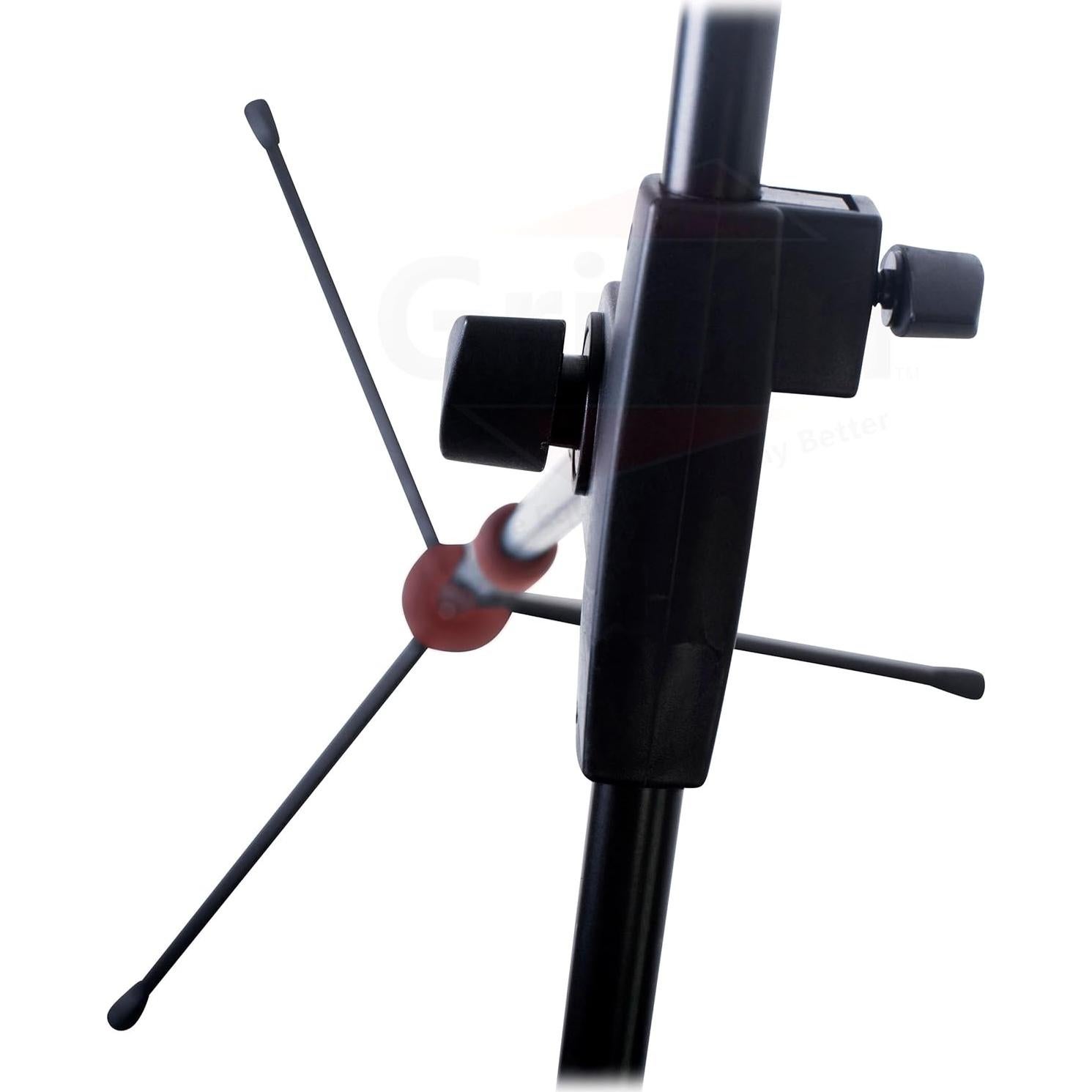 Soporte de Micrófono Telescópico GRIFFIN con 2 Micrófonos y Cables XLR