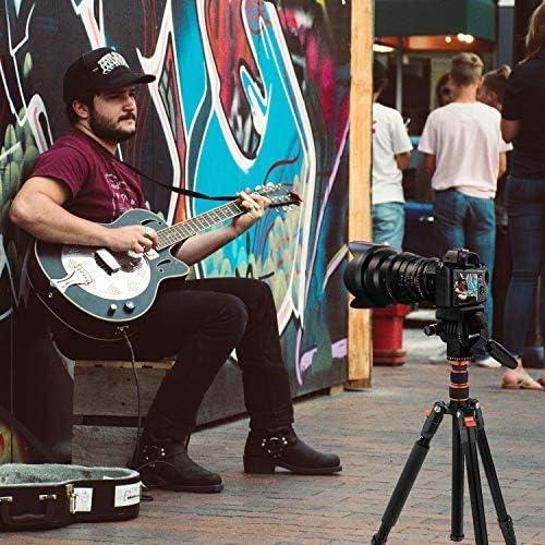 Trípode Profesional GEEKOTO para Cámara DSLR 195.58 cm