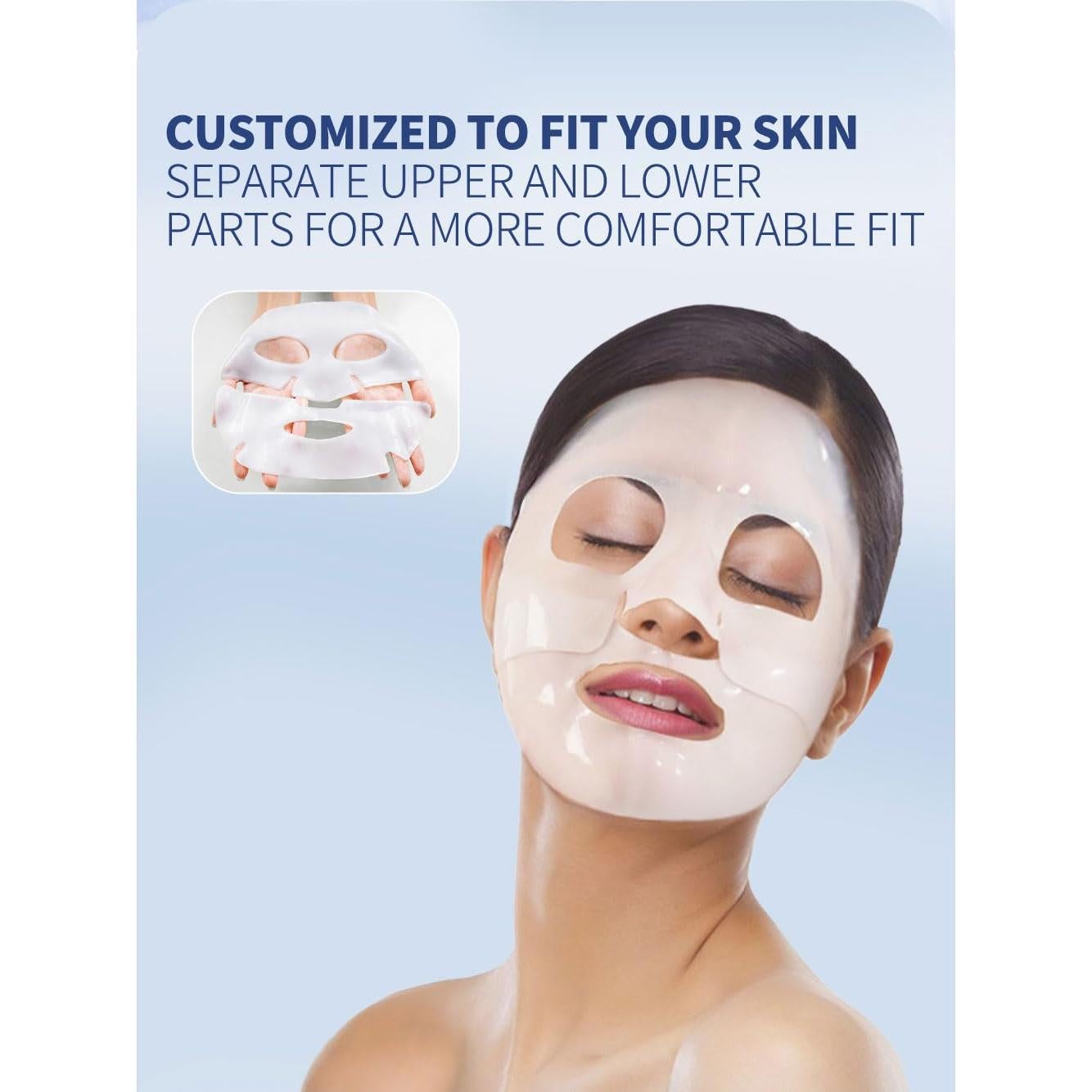 Mascarilla Facial de Colágeno DATANSUN 5 Pcs Hidratación Profunda