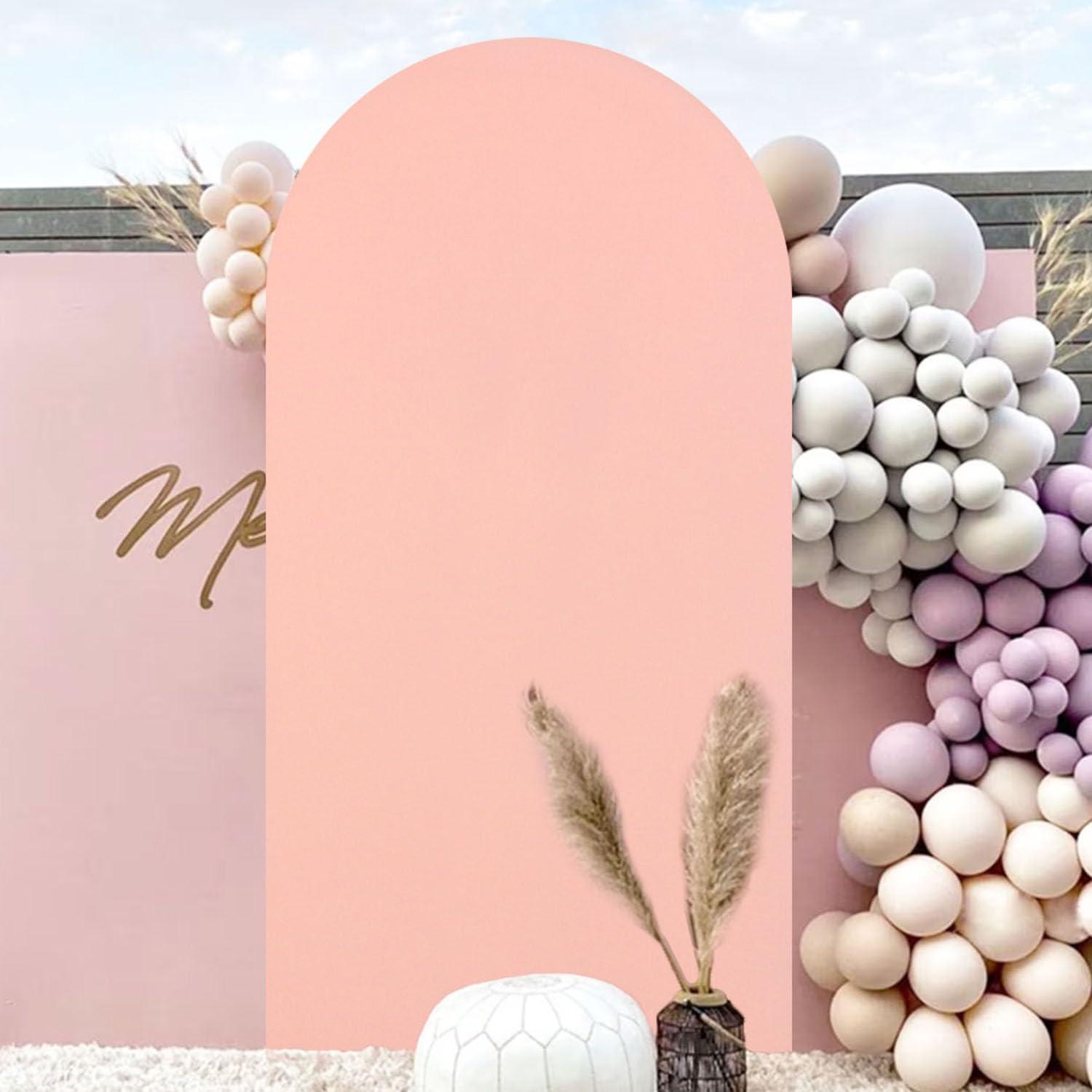 Cubierta de Arco Ajustada Spandex Rosa Polvoriento 0.64x1.52m