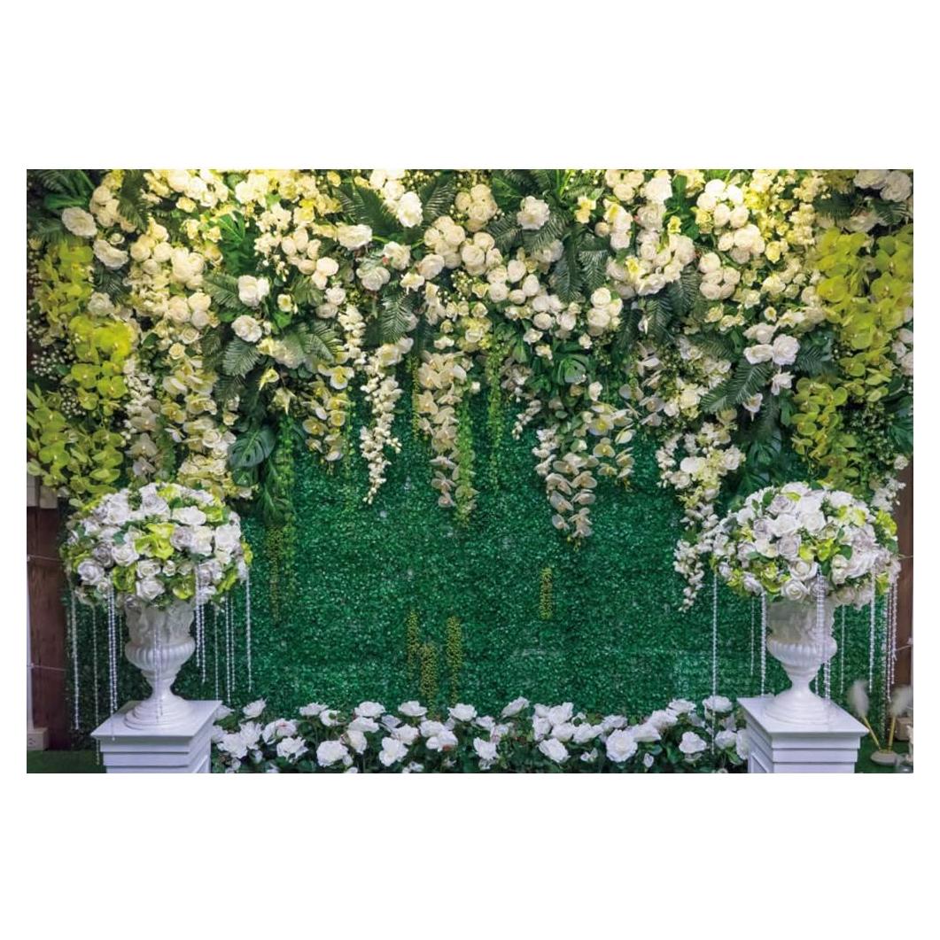 Fondo de Fotografía Vinilo 300x250cm Haoyiyi Flores 3D