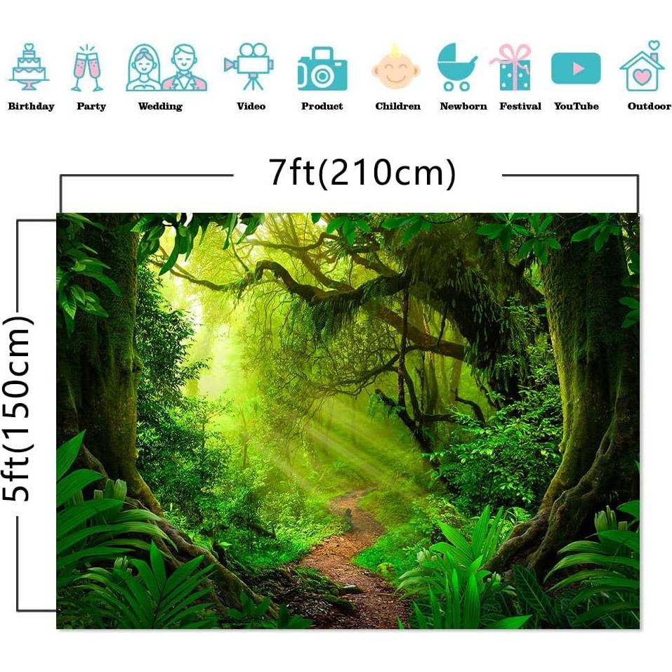 Fondo de Fotografía DOTOOMA Bosque Virgen 210x150 cm