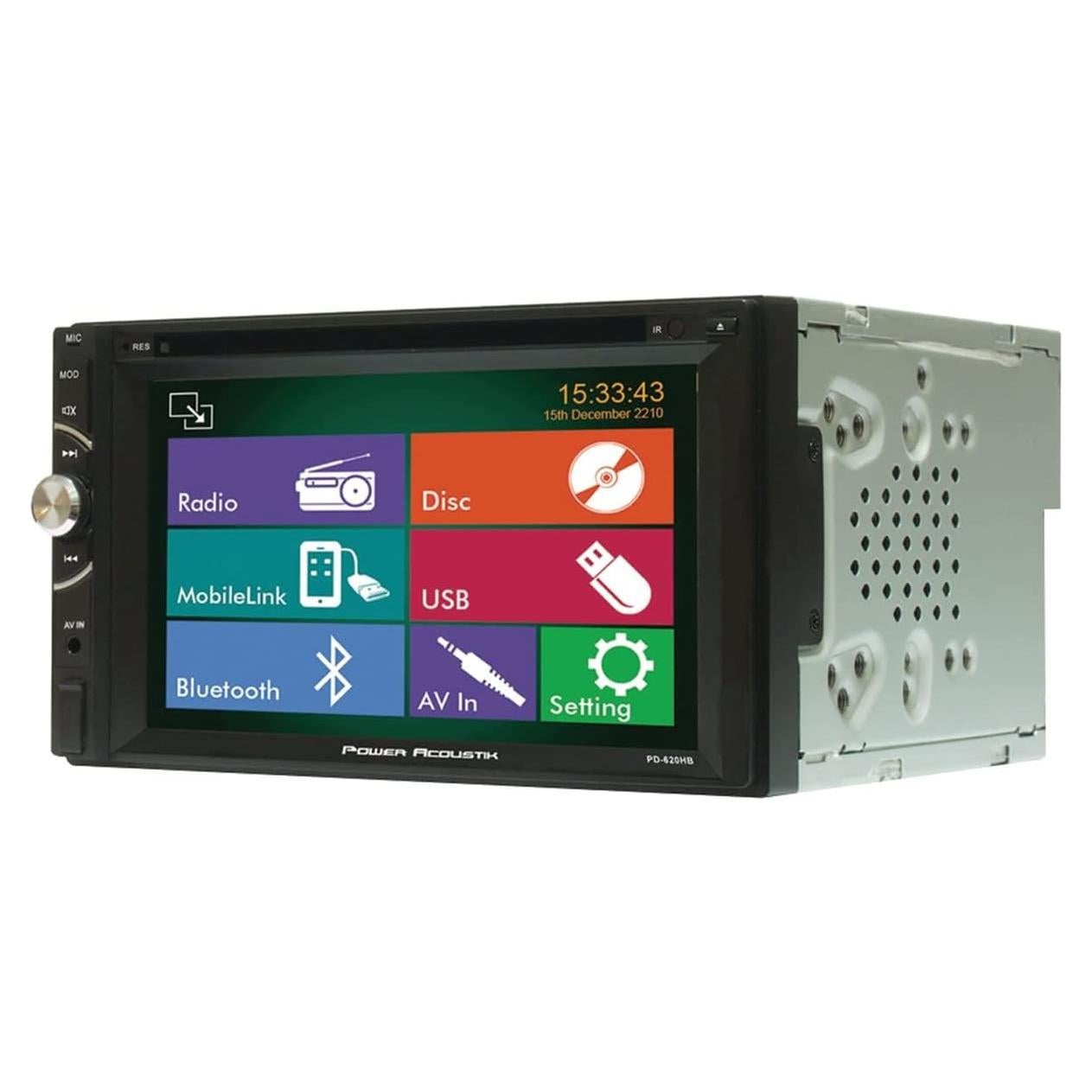 Estéreo de Coche Power Acoustik PD-620HB Doble DIN Bluetooth