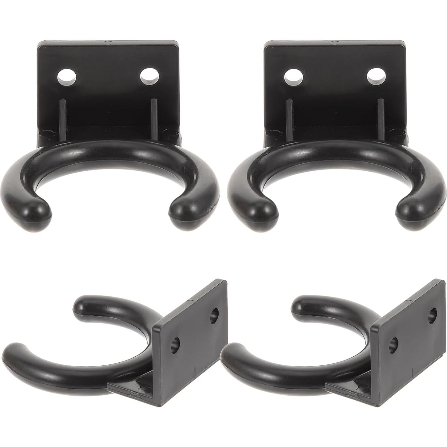 Soporte de Micrófono Montaje en Pared Milisten 12 Pcs Negro