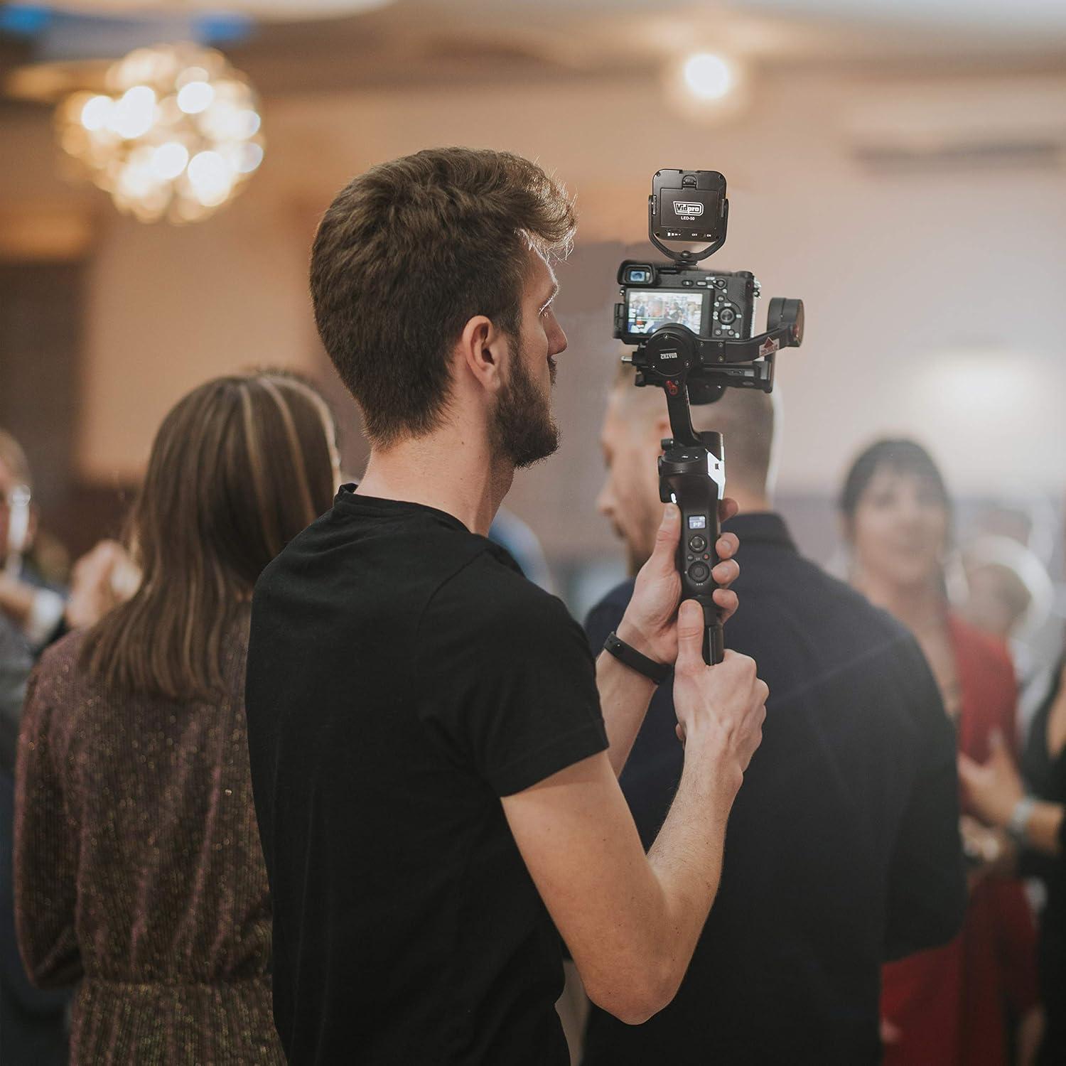 Luz LED Vidpro LED-50 para Fotografía y Video con Regulador