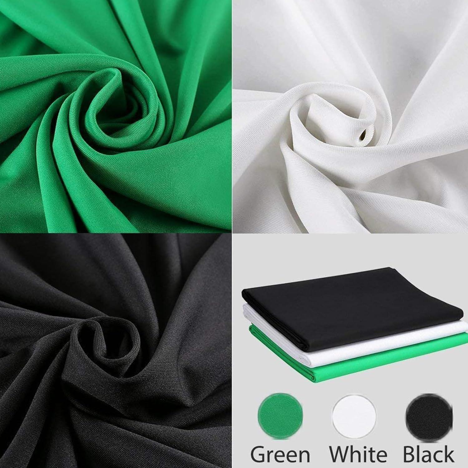 Fondo de Pantalla Negro 5x2.1m MTMETY para Fotografía y Video