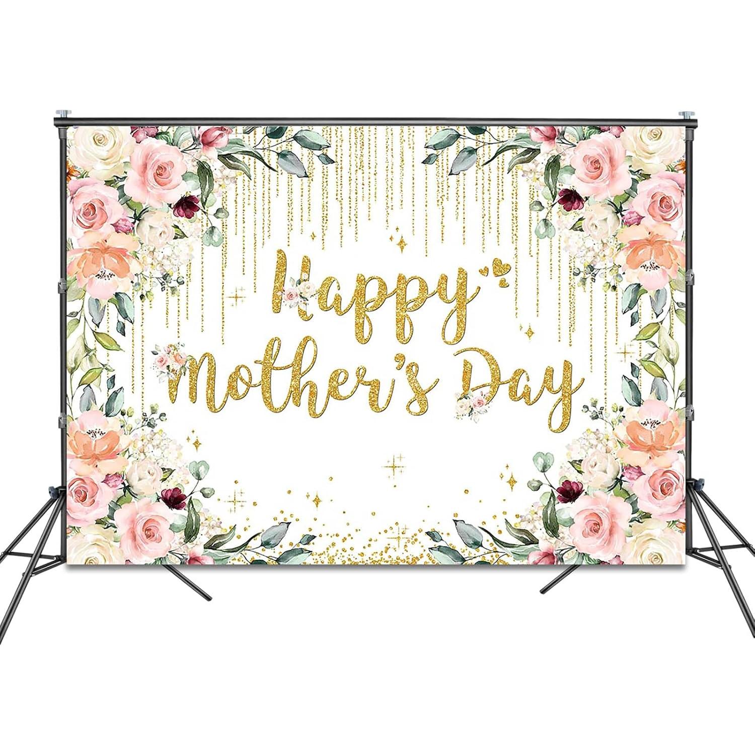 Fondo de Fotografía Feliz Día de la Madre Vinilo 210x150cm