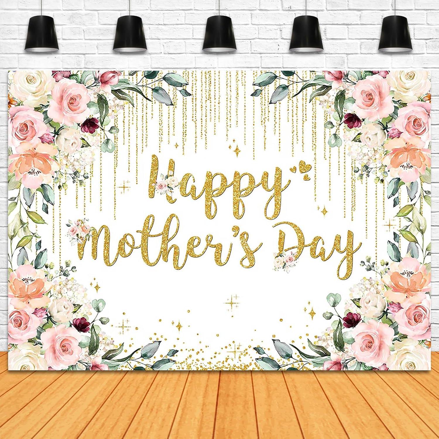 Fondo de Fotografía Feliz Día de la Madre Vinilo 210x150cm