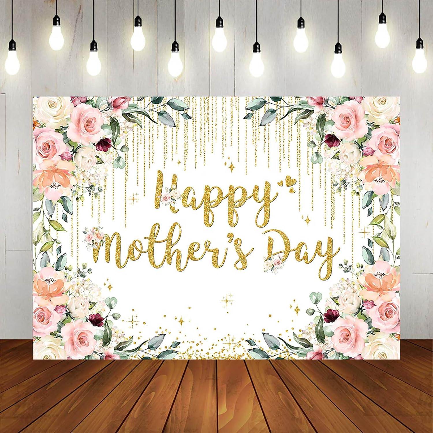 Fondo de Fotografía Feliz Día de la Madre Vinilo 210x150cm