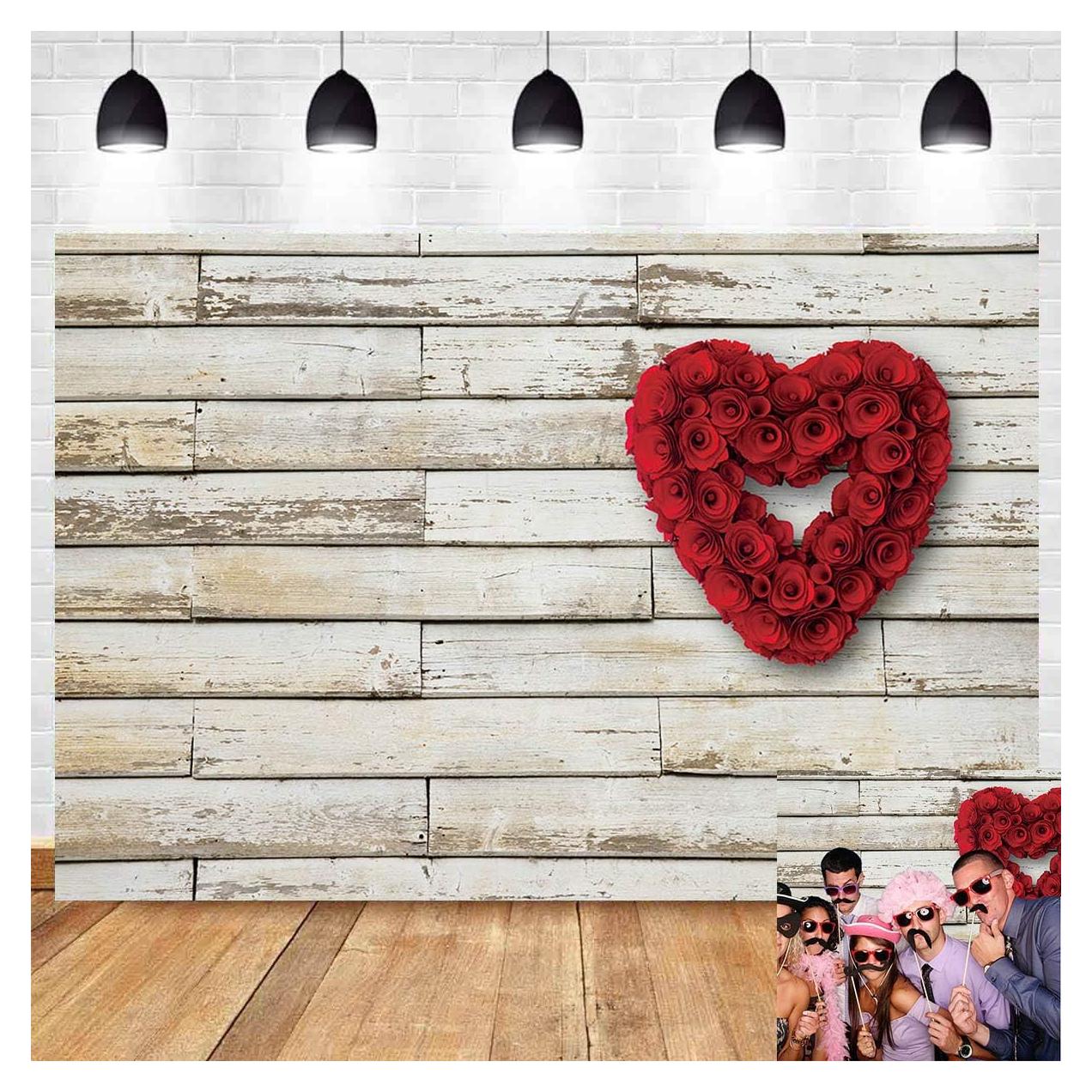 Fondo Fotográfico Vinilo Rosa 2.1x1.5m para Bodas y Fiestas