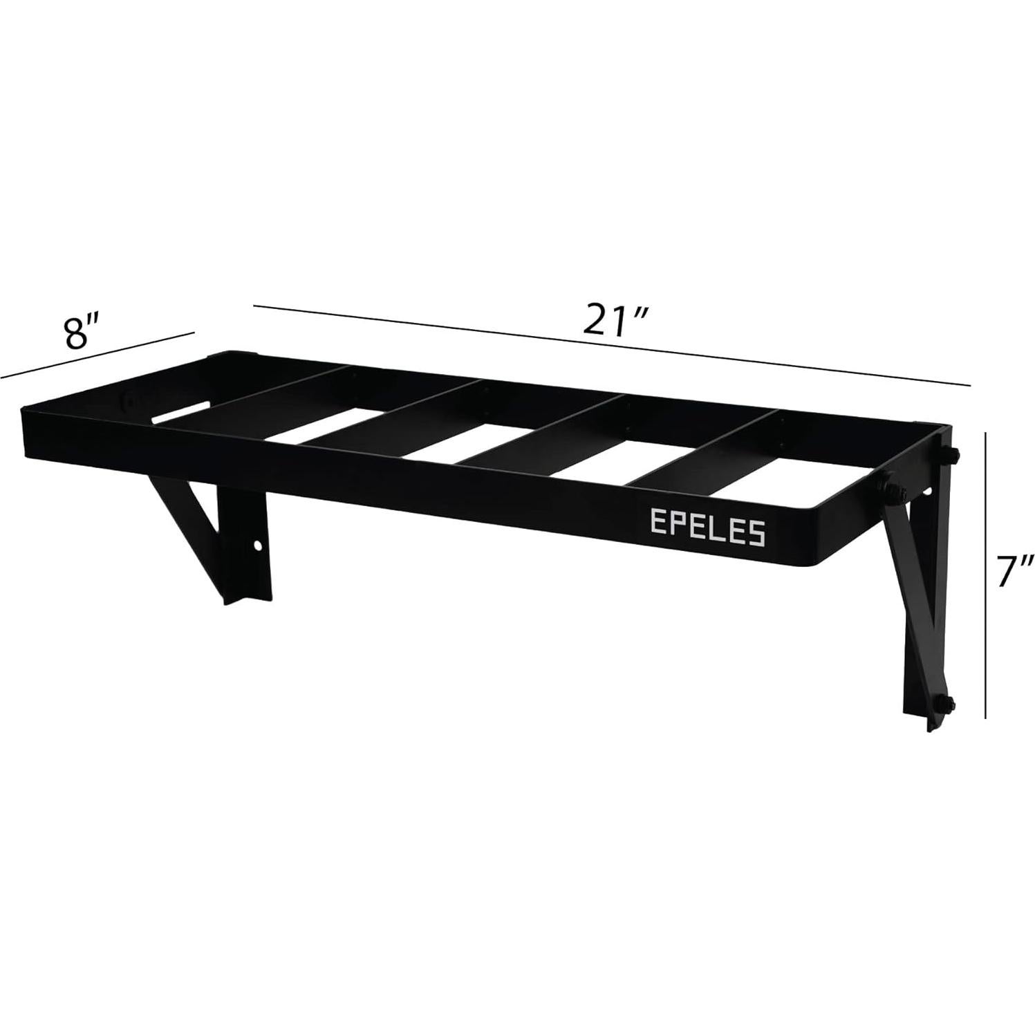 Estante de Almacenamiento para Fondos Epeles Negro 53.34cm
