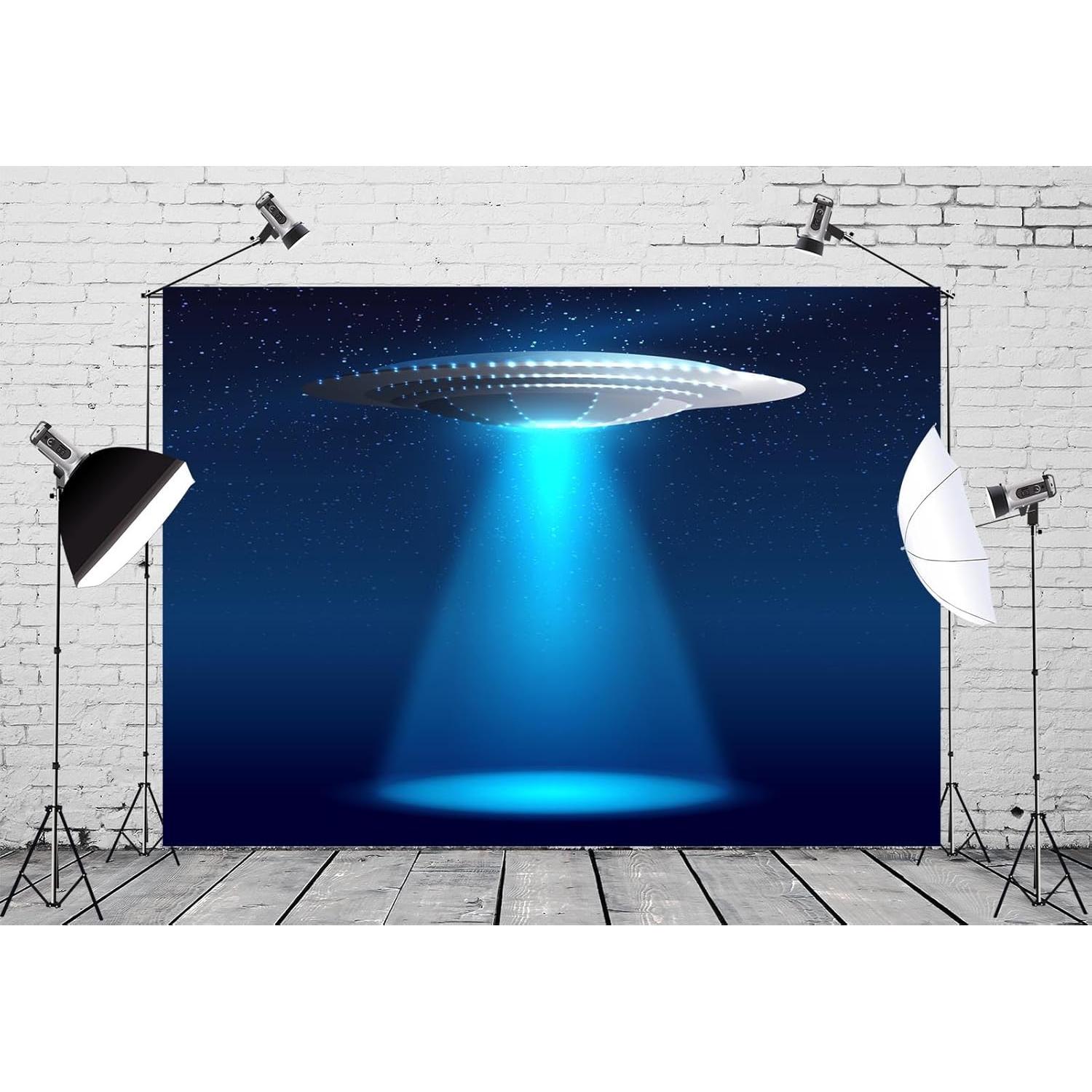 Fondo Fotográfico CORFOTO 81x147 cm Nave Espacial Cielo Nocturno