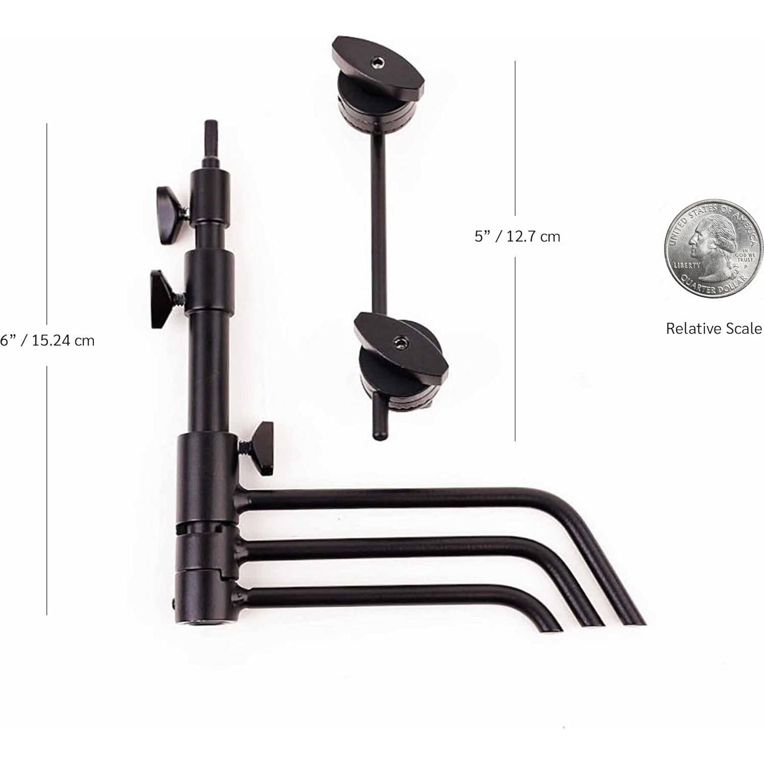 Soporte C de bolsillo Matthews 5" con adaptador 1/4"-20