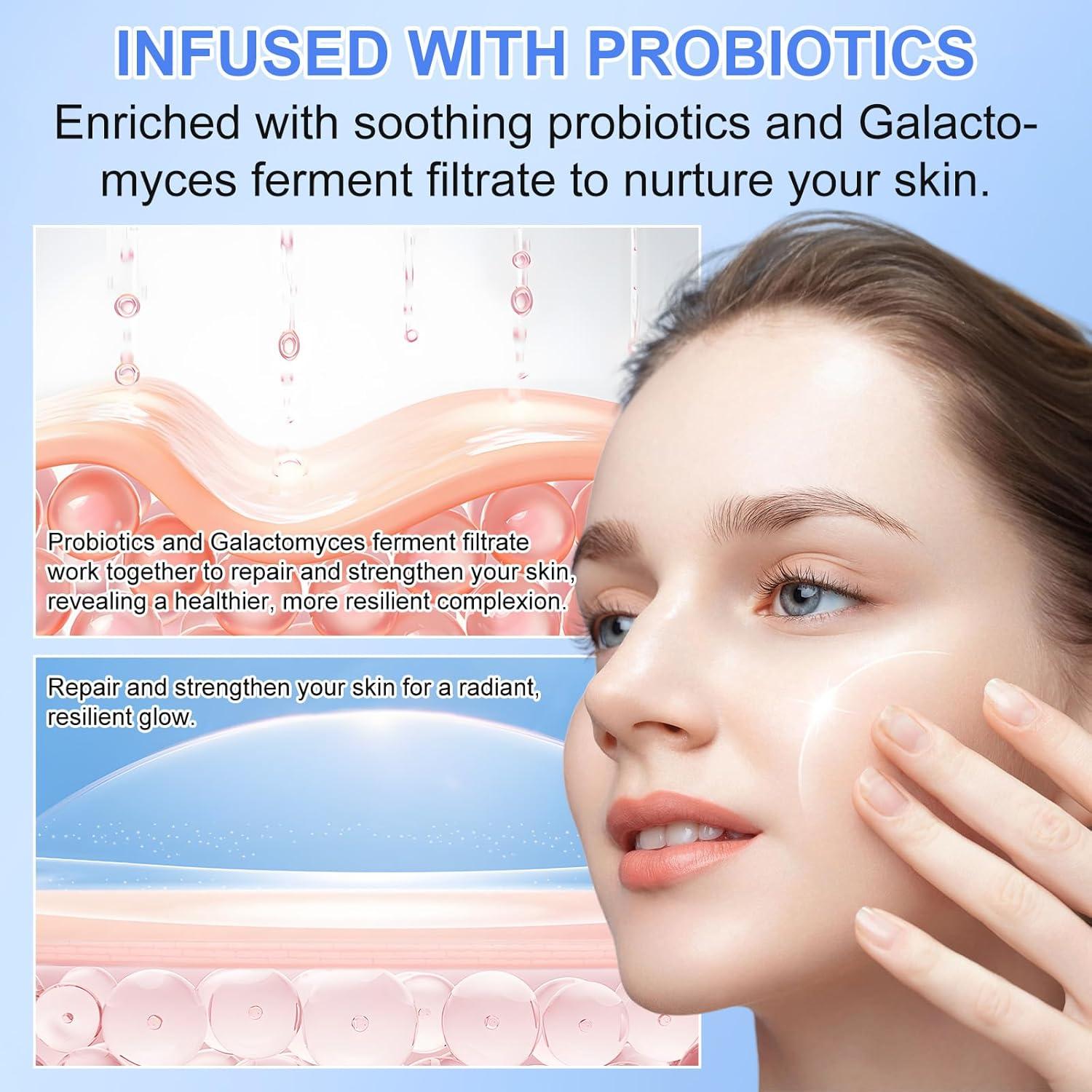 Mascarilla Facial de Colágeno Akeeronn 6 Pcs Hidratante