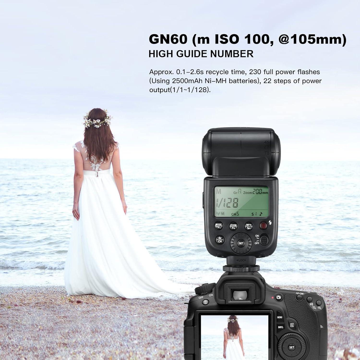 Flash Speedlite Godox TT600S GN60 Inalámbrico para Sony