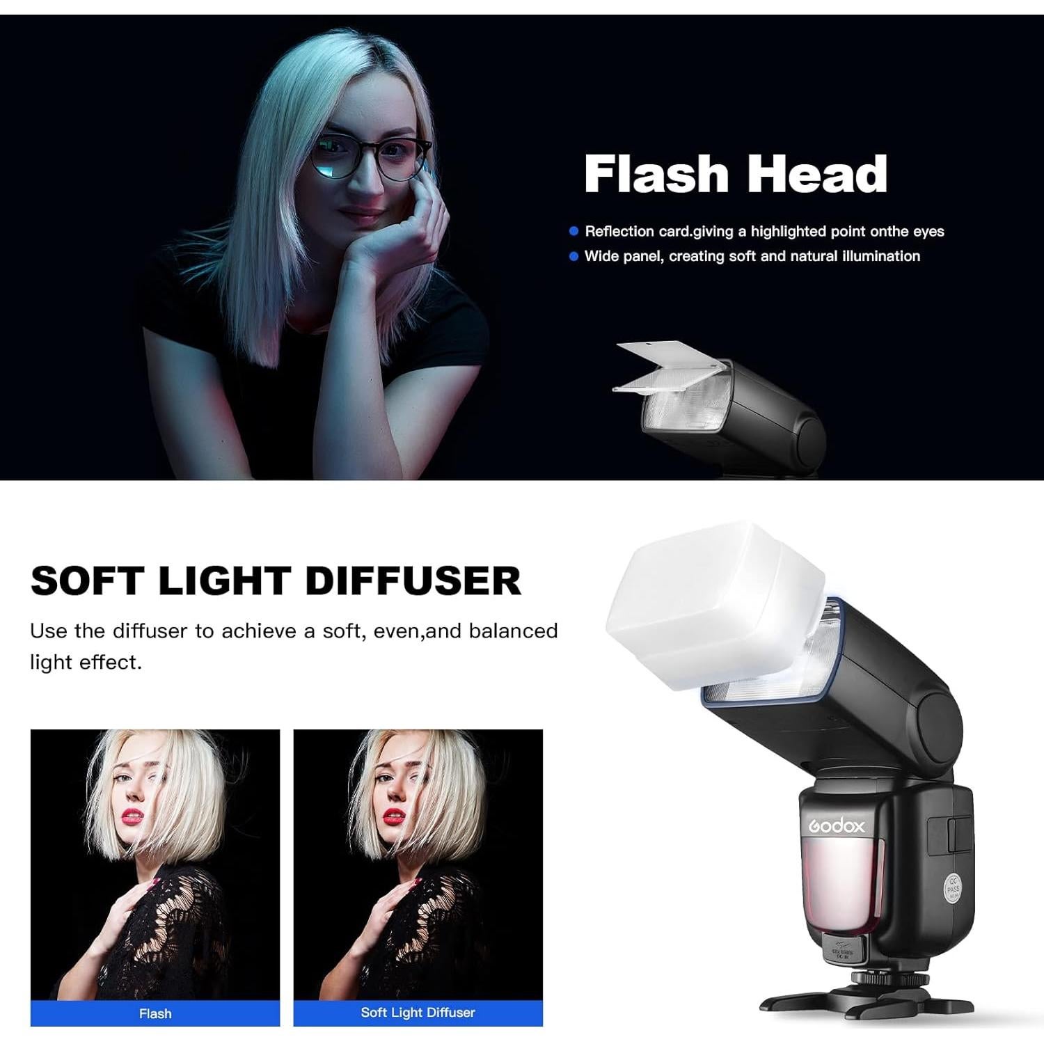 Flash Speedlite Godox TT600S GN60 Inalámbrico para Sony