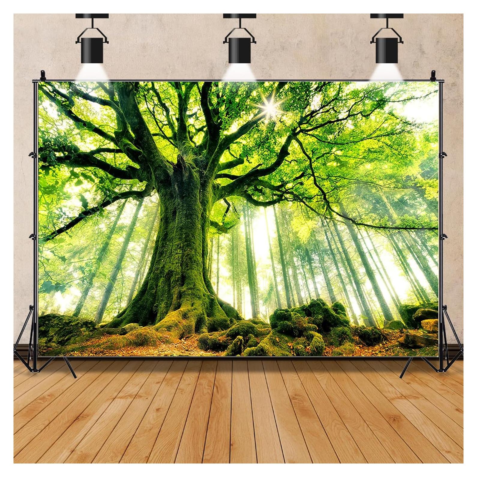 Backdrop Vinilo 2.13x1.52m Árbol Rural Mestiker para Fotografía