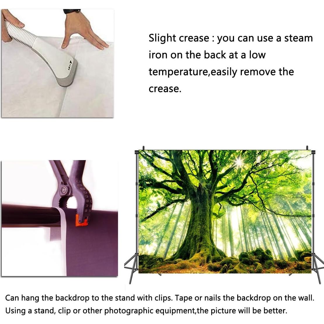 Backdrop Vinilo 2.13x1.52m Árbol Rural Mestiker para Fotografía