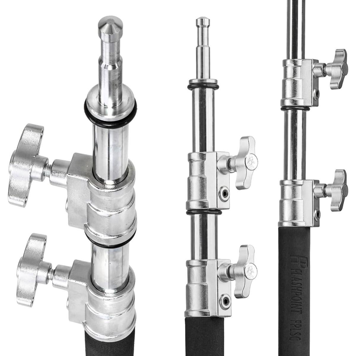 Kit C-Stand Flashpoint 3.2m con brazo cruzado y pin 5/8"