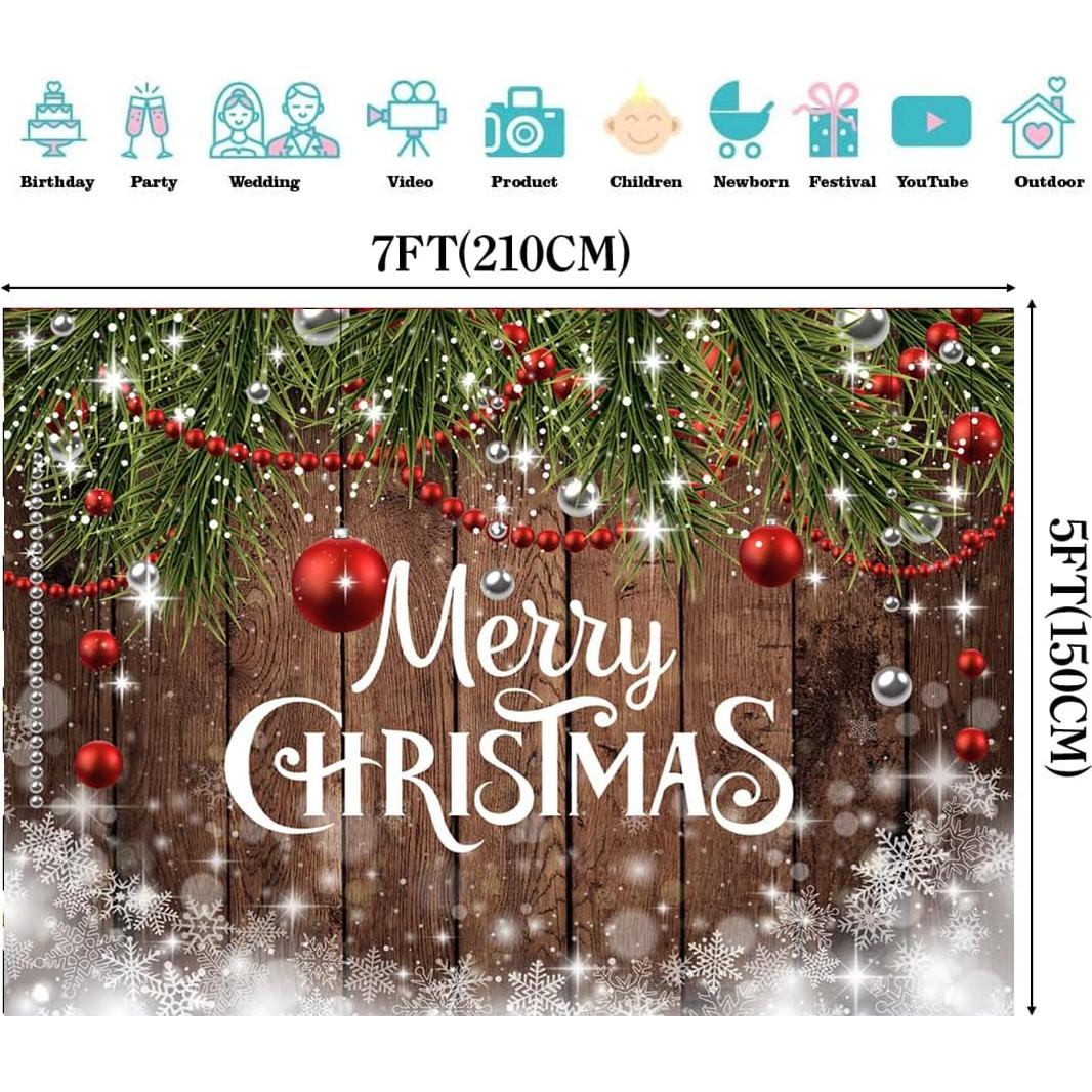 Fondo de Navidad Plegable Wollmix 2.1x1.5m Vinilo Decorativo