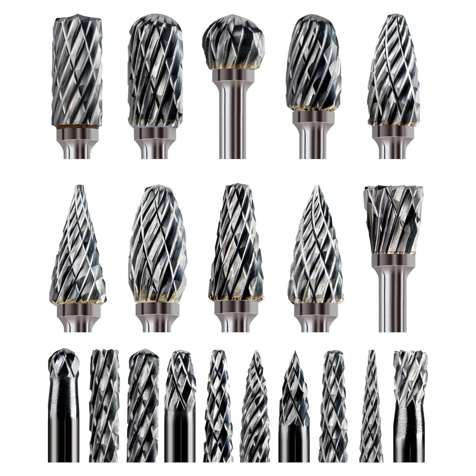 Set 20 Puntas Carburo Tungsteno Sworker 3.175mm Grabado