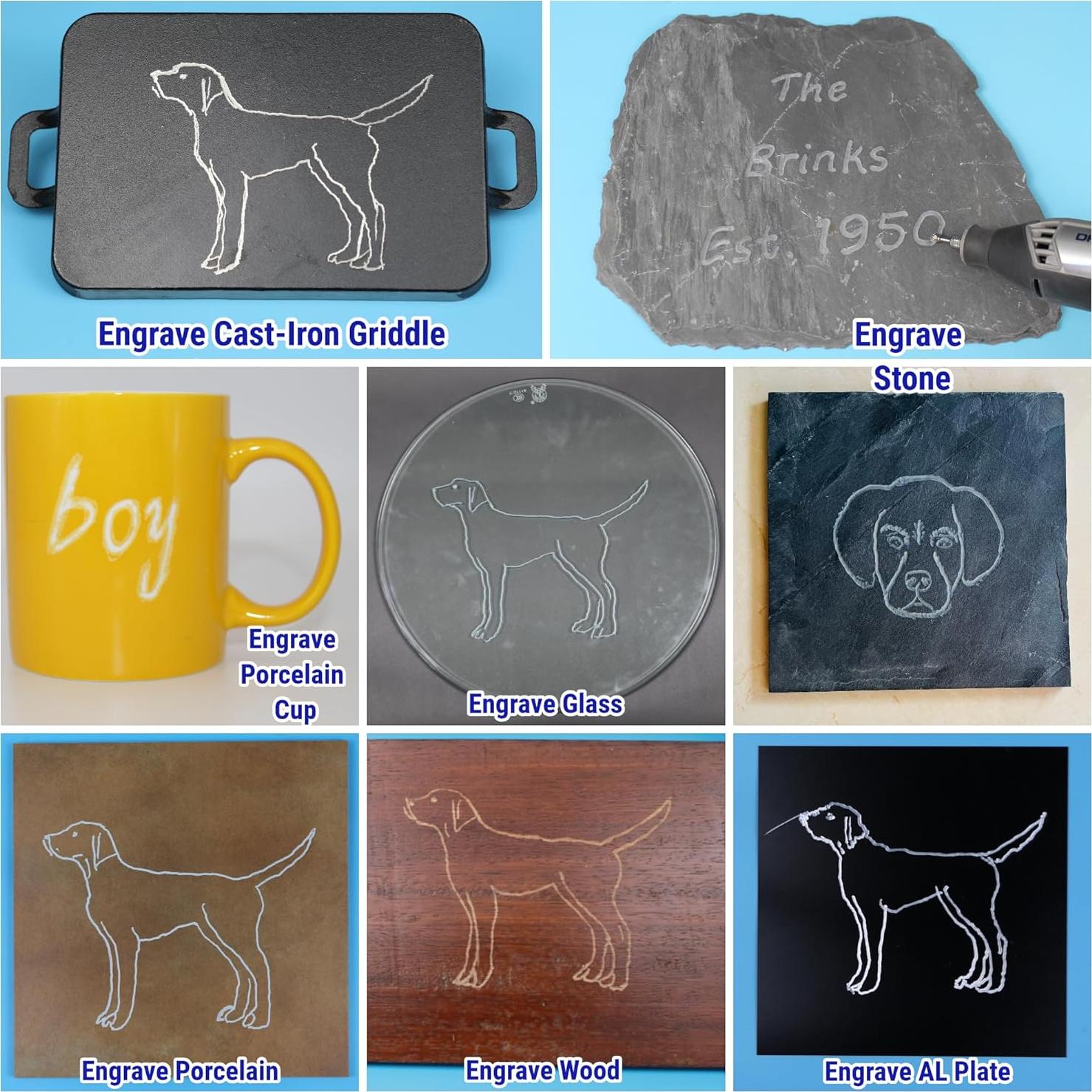 Set 20 Puntas Carburo Tungsteno Sworker 3.175mm Grabado