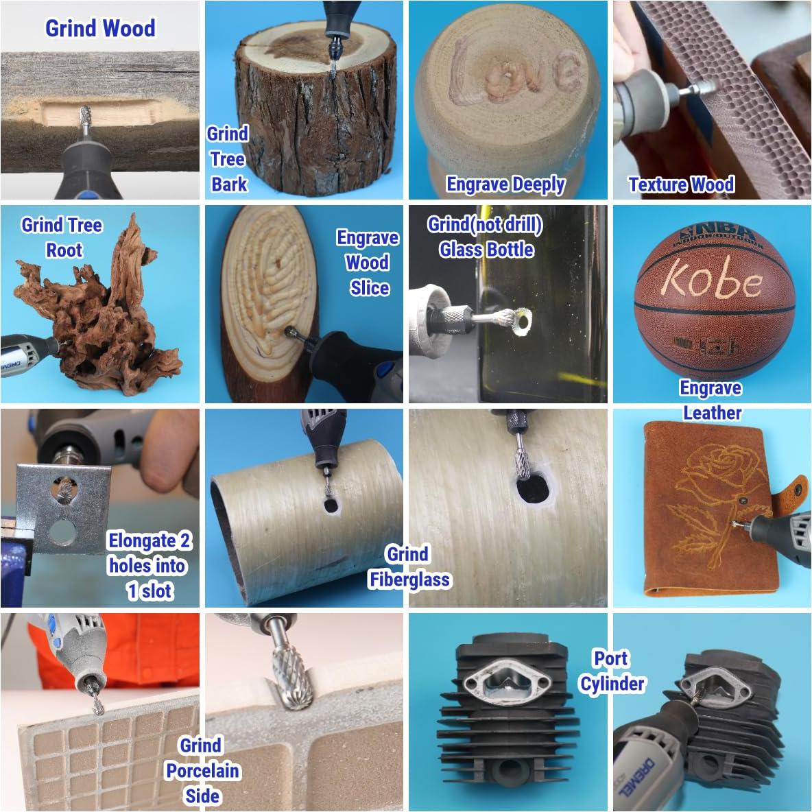 Set 20 Puntas Carburo Tungsteno Sworker 3.175mm Grabado