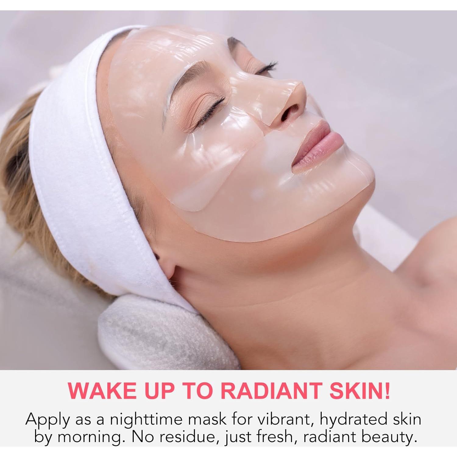 Mascarilla de Colágeno JHZZDZSWYXGS 8 Piezas Hidratante