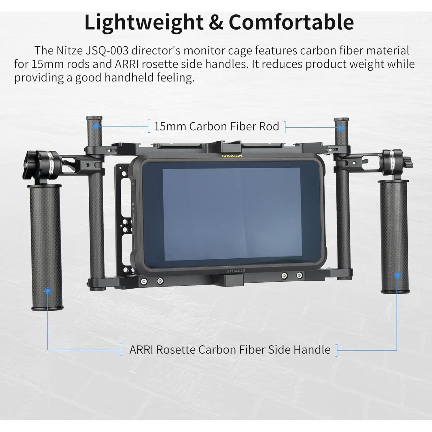 Jaula de Monitor Nitze JSQ-003 para Monitores de 10"