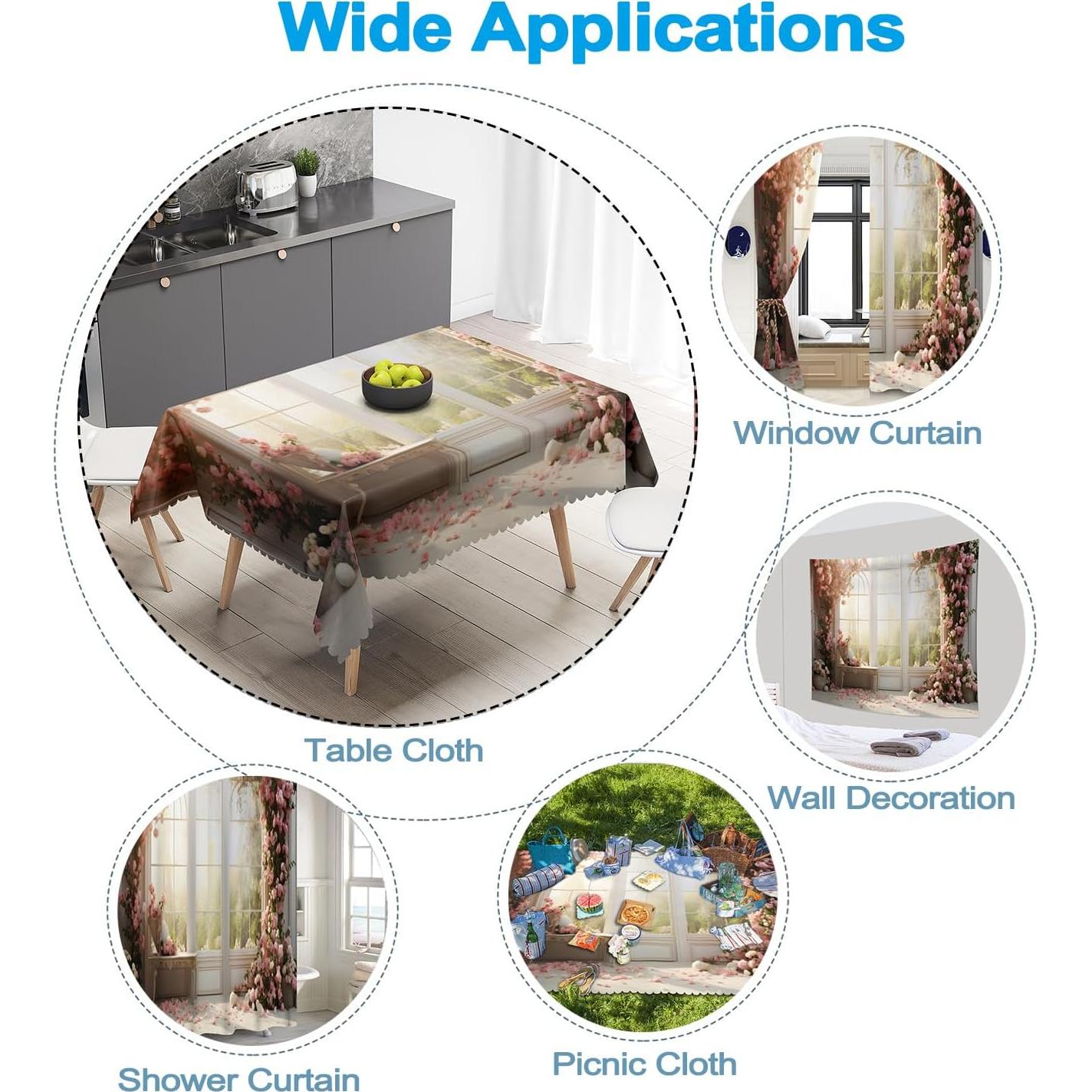 Fondo de Fotografía Floral Rosa 2.7x1.8m Poliester Vie Savaran