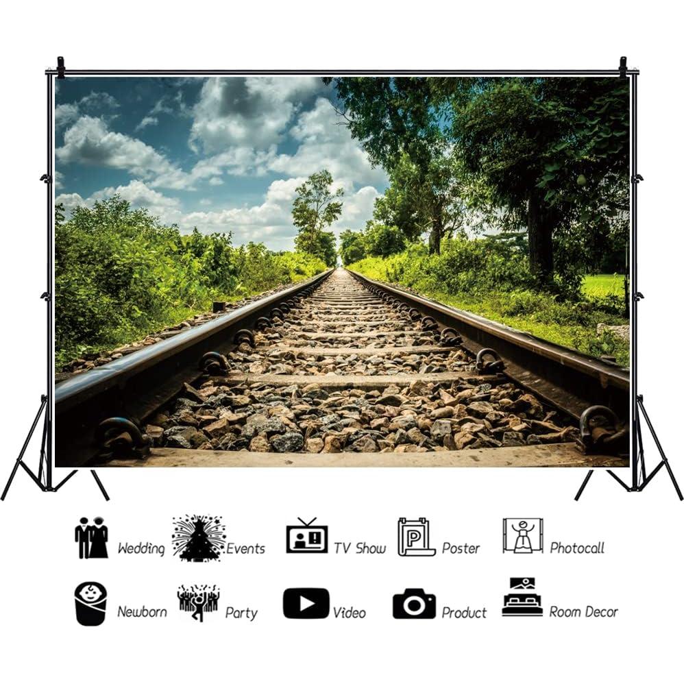 Fondo de Fotografía Primavera Eainb 2.13x1.52m Vinilo Verde