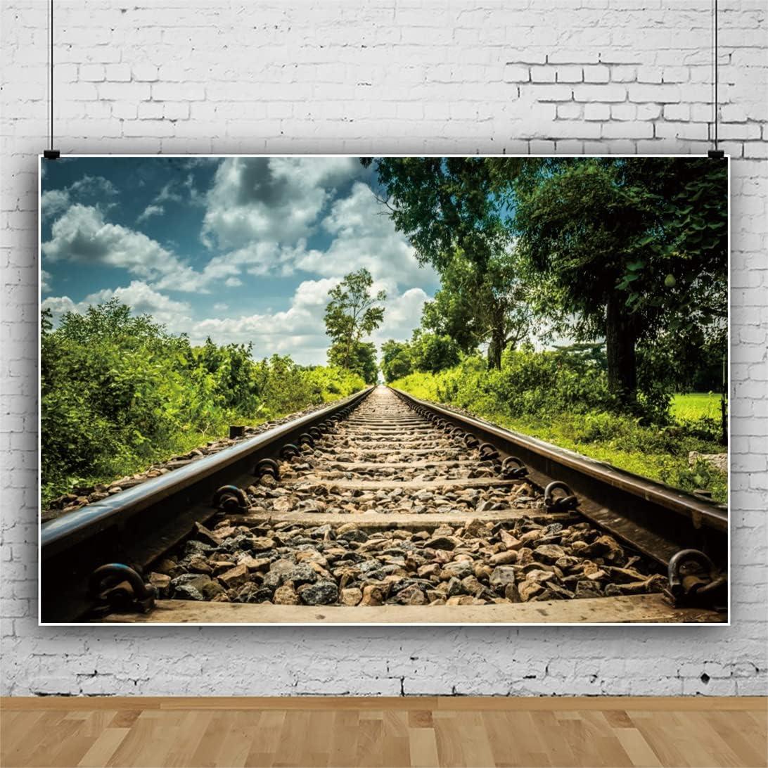 Fondo de Fotografía Primavera Eainb 2.13x1.52m Vinilo Verde