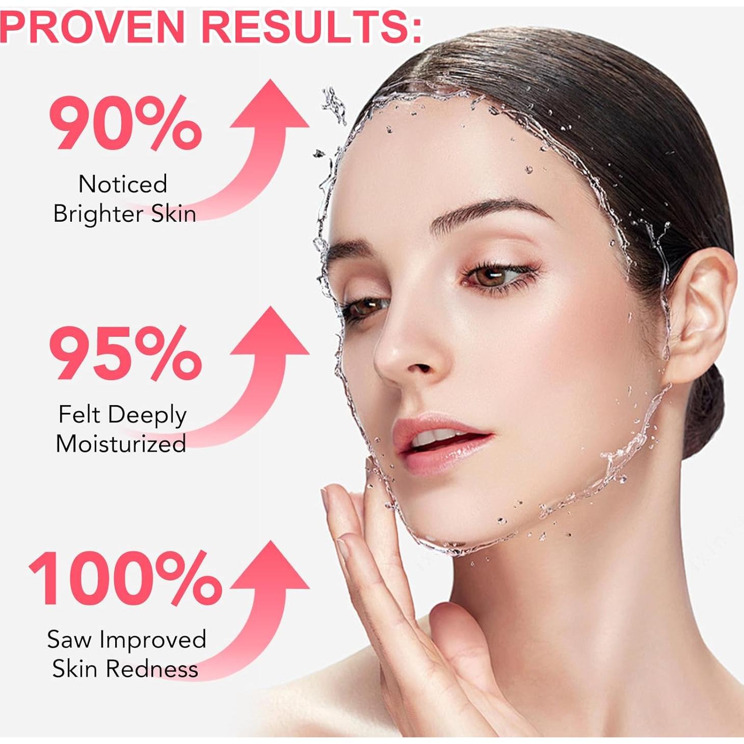 Mascarilla Hidratante IDUCEN con Colágeno y Probioticos 4 Pzas