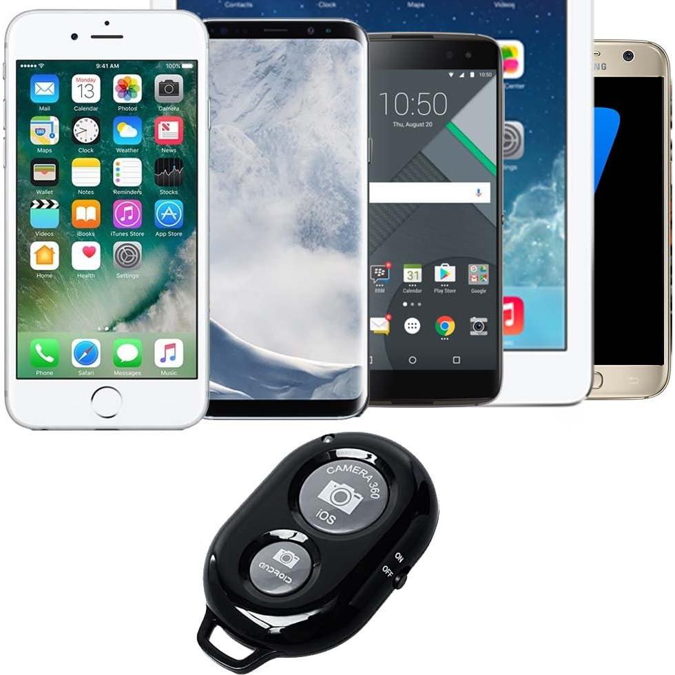 Trípode Acuvar Pro Series 57" Aluminio + Soporte Tablet + Control Remoto