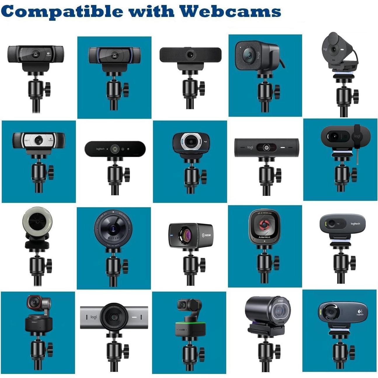 Soporte de trípode para webcam Acetaken DWTS-ACD-001 ajustable