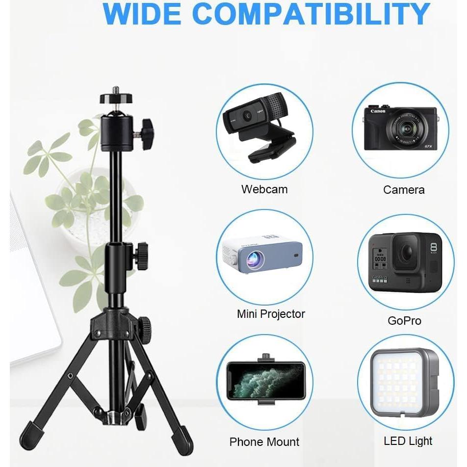 Soporte de trípode para webcam Acetaken DWTS-ACD-001 ajustable