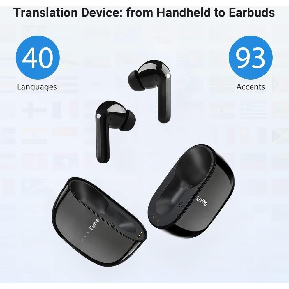 Auriculares Traductores Timekettle M3 Negro 40 Idiomas ANC