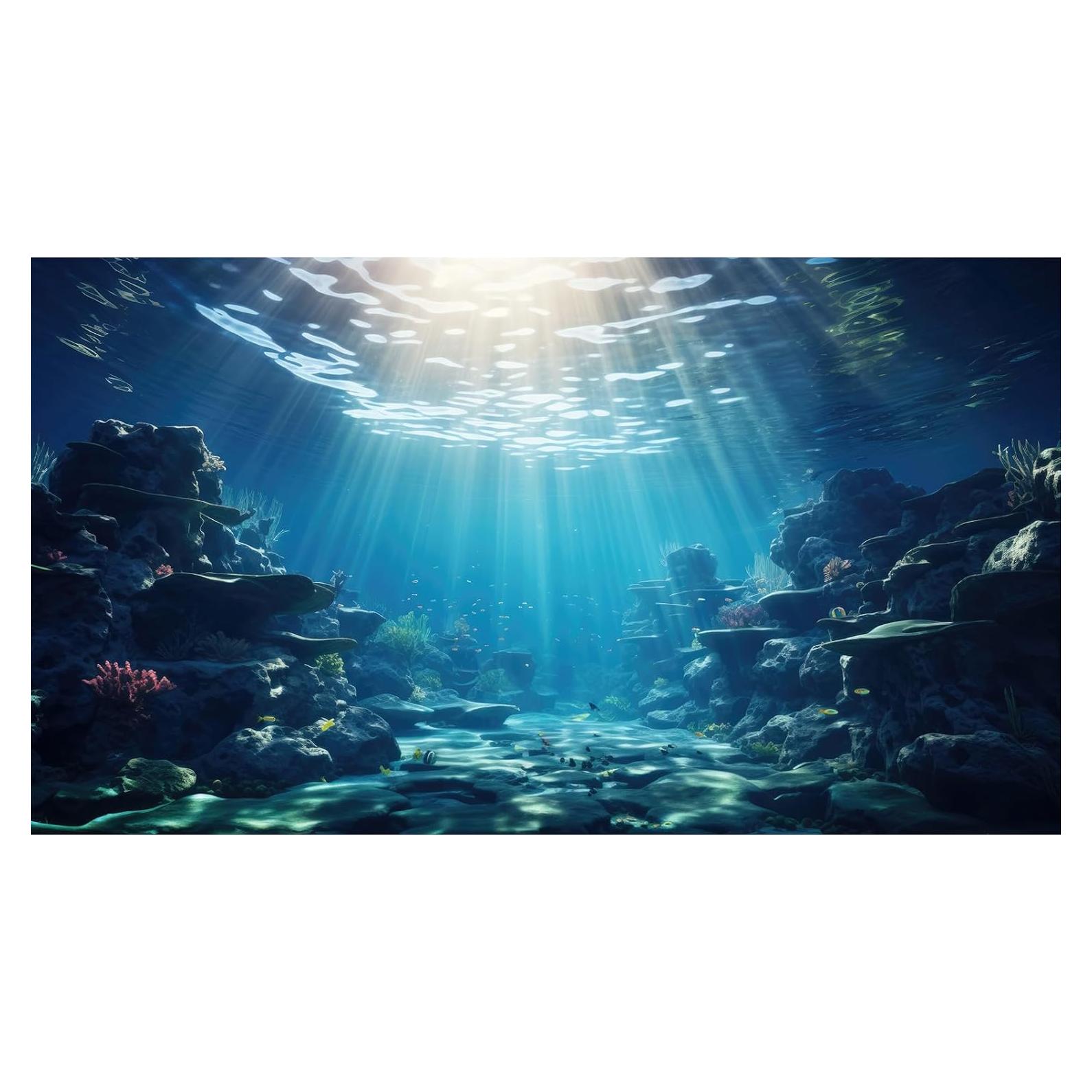 Fondo de Fotografía Submarino 7x5ft Mitivcati Vinilo