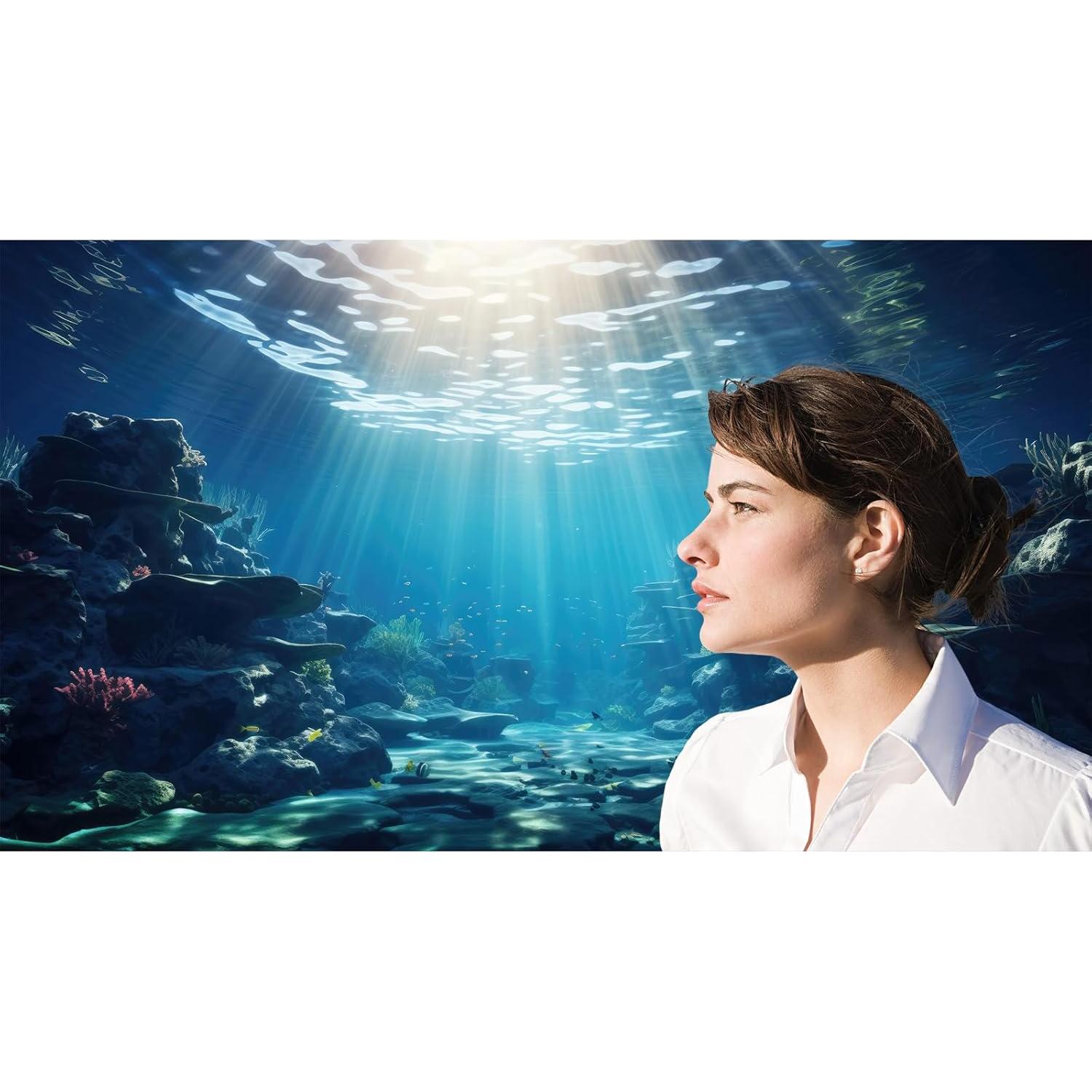 Fondo de Fotografía Submarino 7x5ft Mitivcati Vinilo