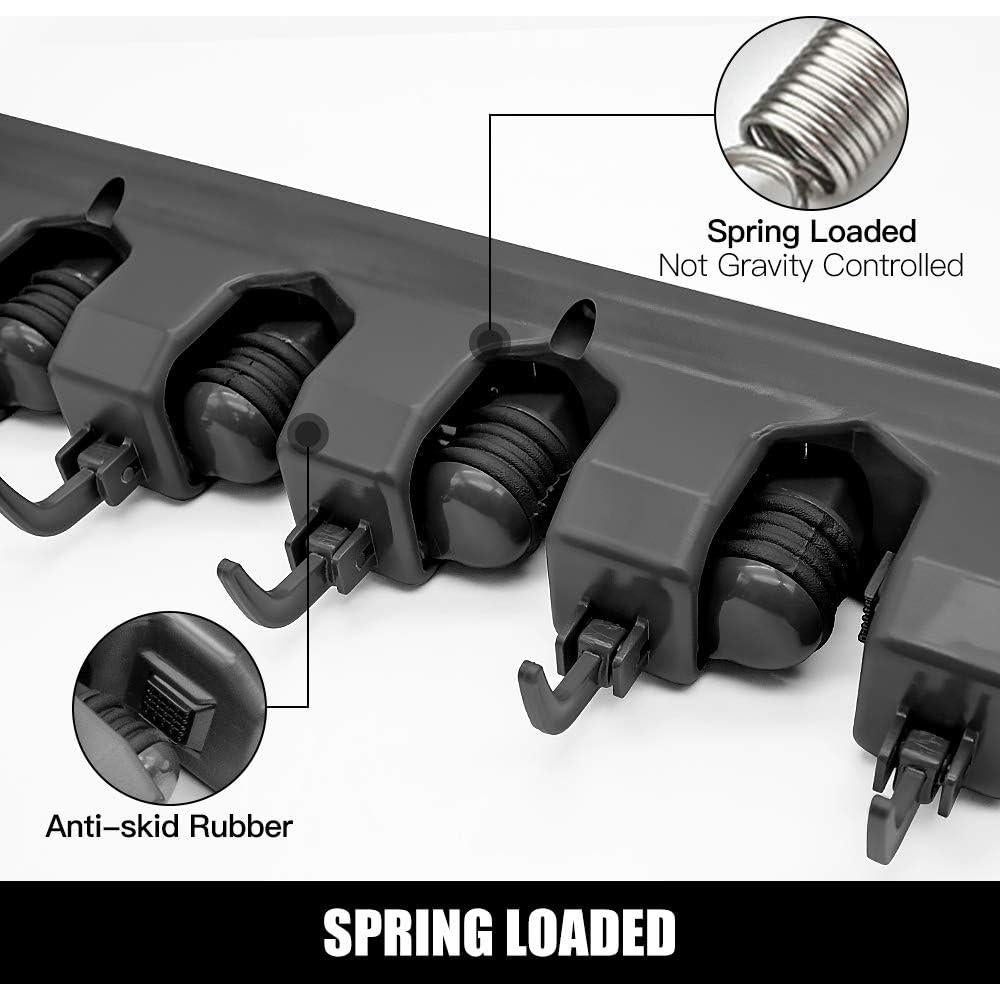 Soporte de Escoba IMILLET 2 Paquetes con 6 Ganchos
