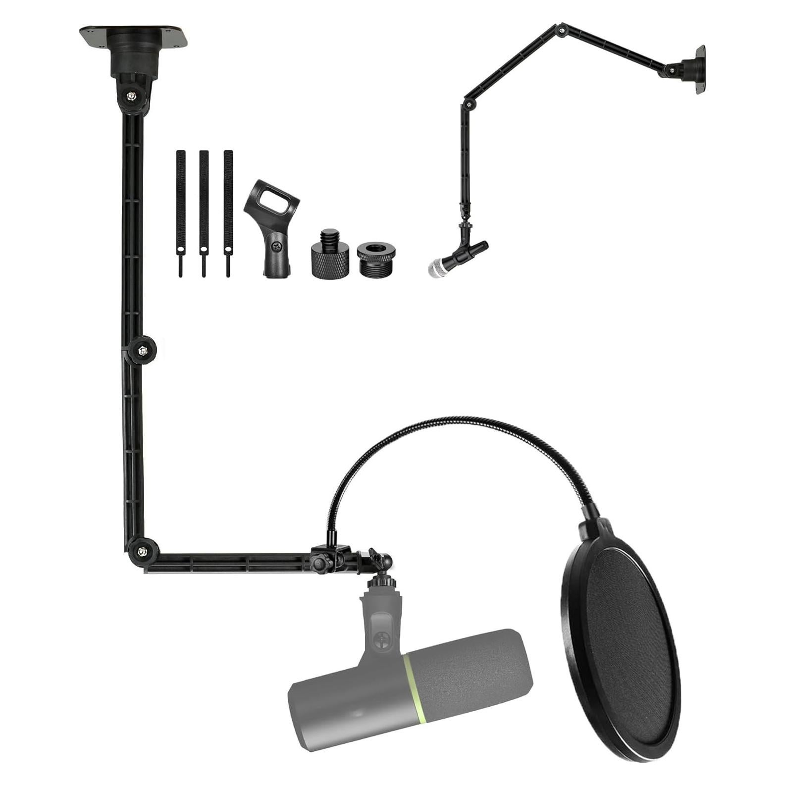 Soporte de Micrófono de Techo/Pared Acetaken 1.36kg Ajustable