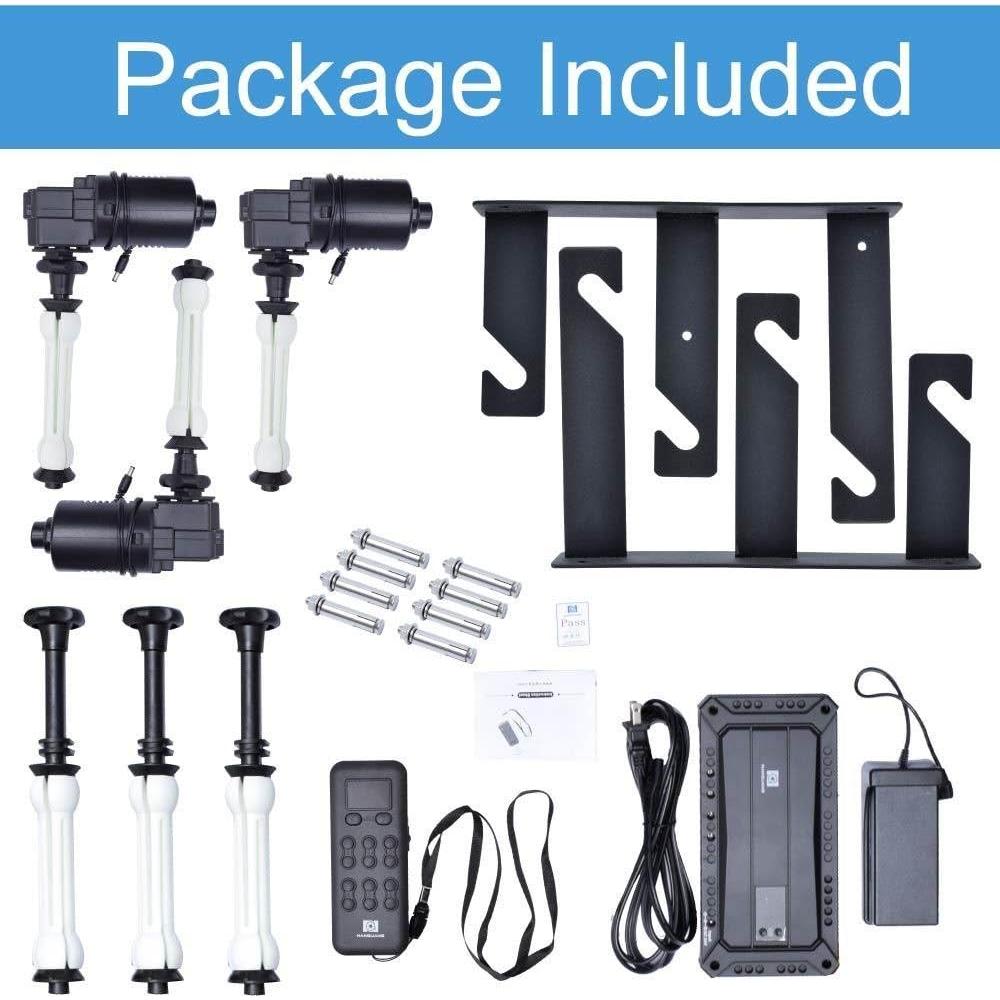 Soporte Motorizado de Fondo Eléctrico Fotoconic 3 Rodillos