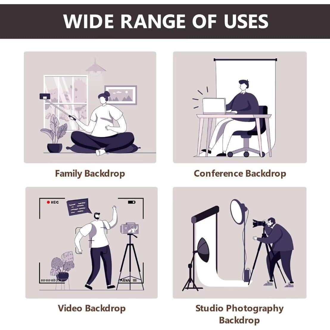 Fondo Fotográfico Microfibra Kate 2.2m x 1.5m Textura Gris