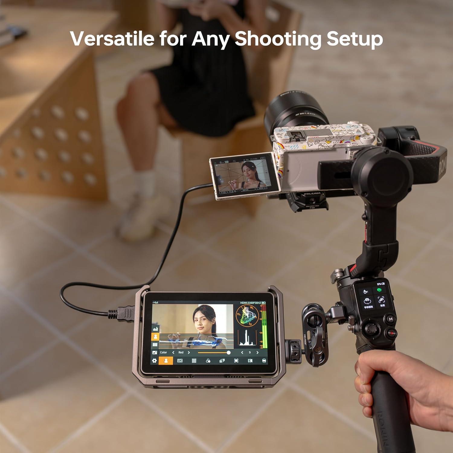 Jaula de Monitor VILTROX para DC-X2/DC-X3 - Aluminio Duradero