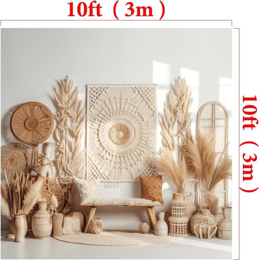 Fondo de Fotografía Boho Kate 3.05x3.05m Microfibra