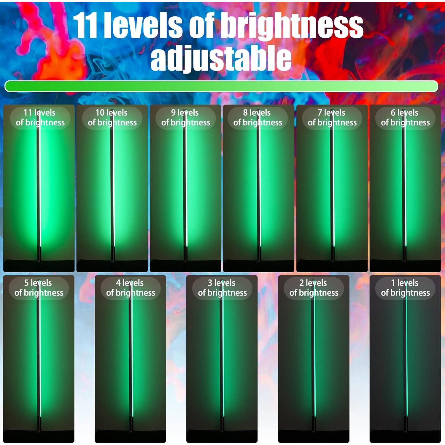 Luz LED Fotográfica Portátil Leshiou 120cm RGB Regulable