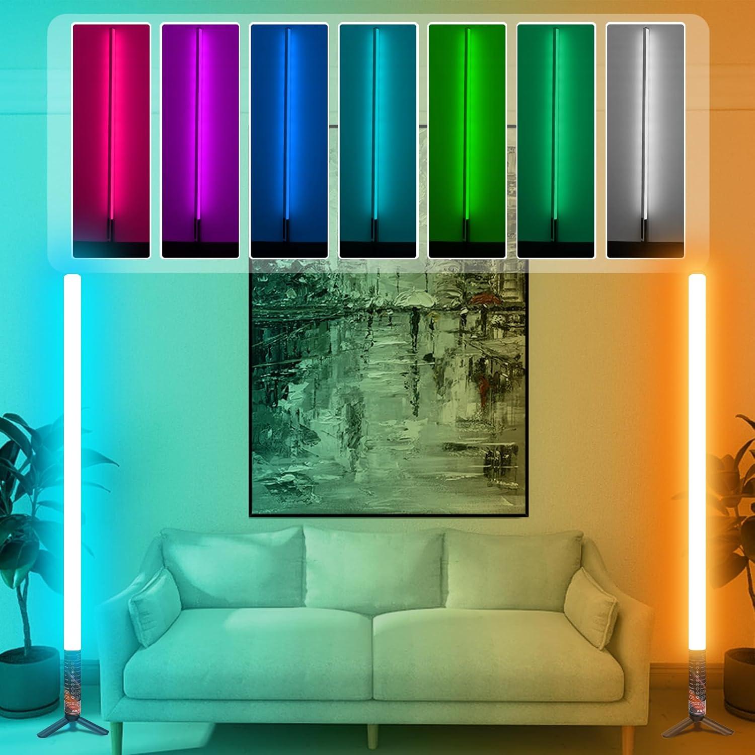 Luz LED Fotográfica Portátil Leshiou 120cm RGB Regulable